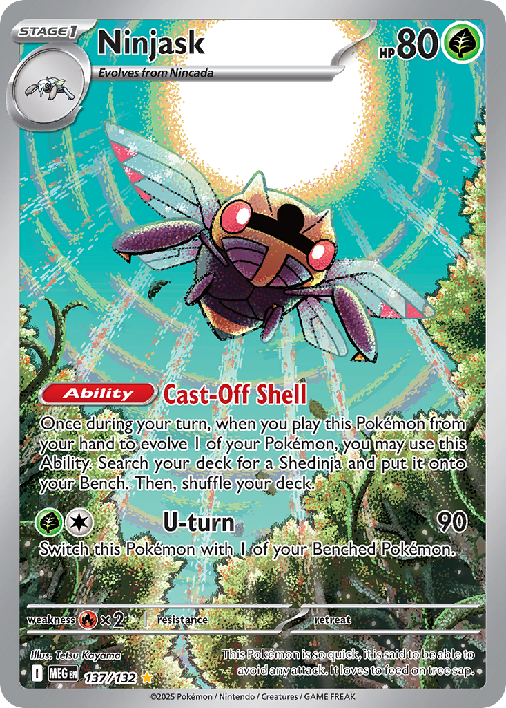 Ninjask - Mega Evolution (Illustration Rare) #137/132