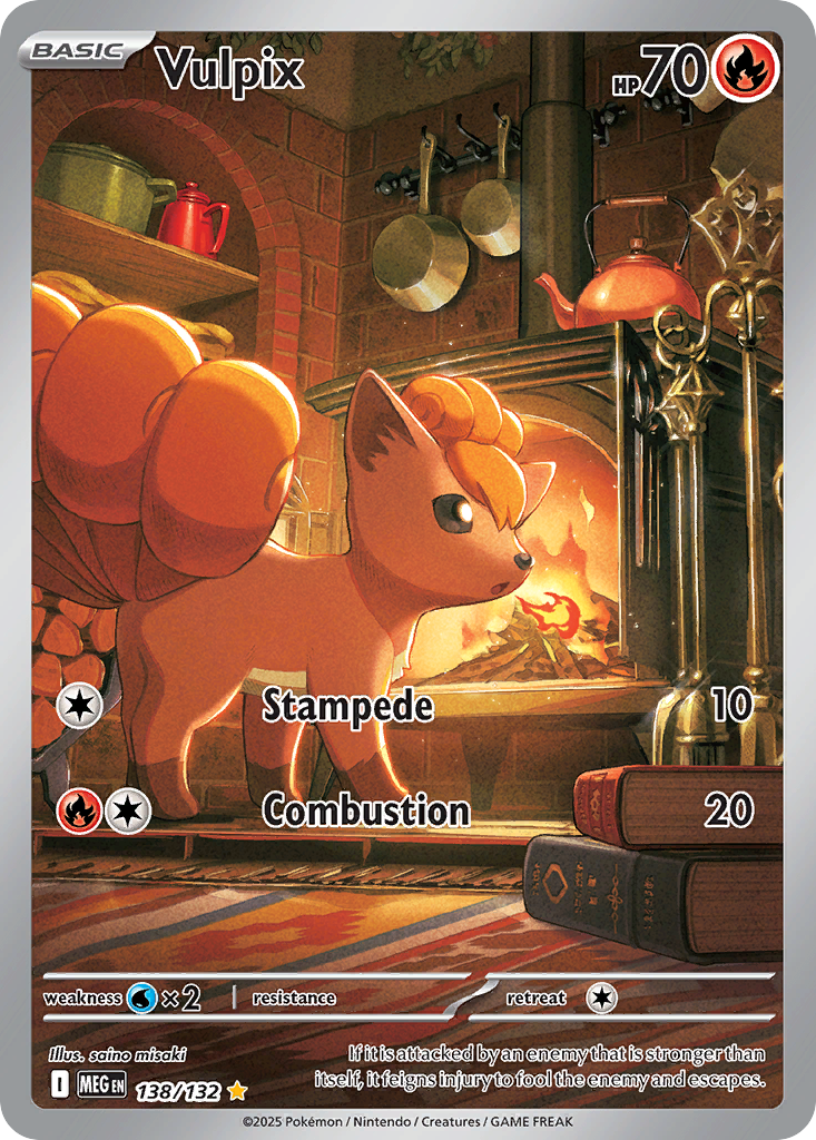 Vulpix - Mega Evolution (Illustration Rare) #138/132