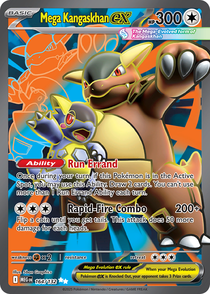 Mega Kangaskhan ex - Mega Evolution (Ultra Rare) #164/132