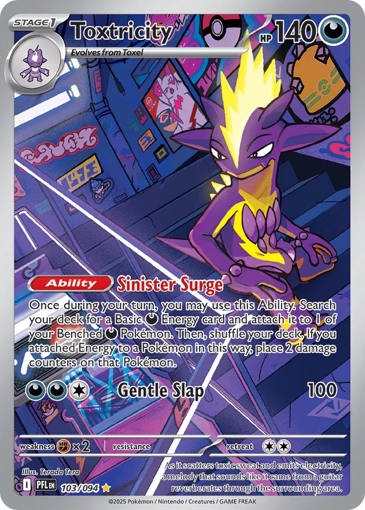 Toxtricity - Phantasmal Flames (Illustration Rare) [PFL-103]