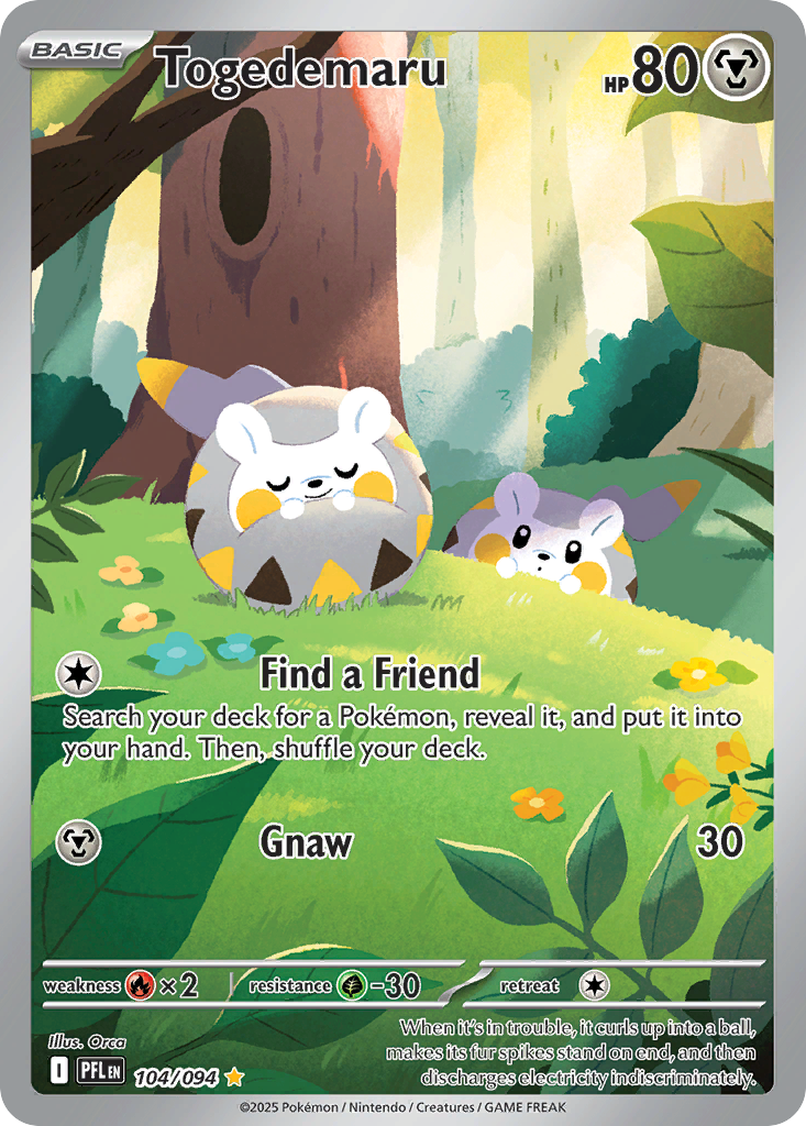 Togedemaru - Phantasmal Flames (Illustration Rare) #104/94