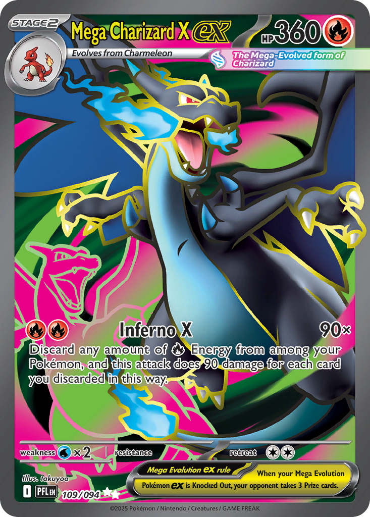 Mega Charizard X ex - Phantasmal Flames (Ultra Rare) [PFL-109]
