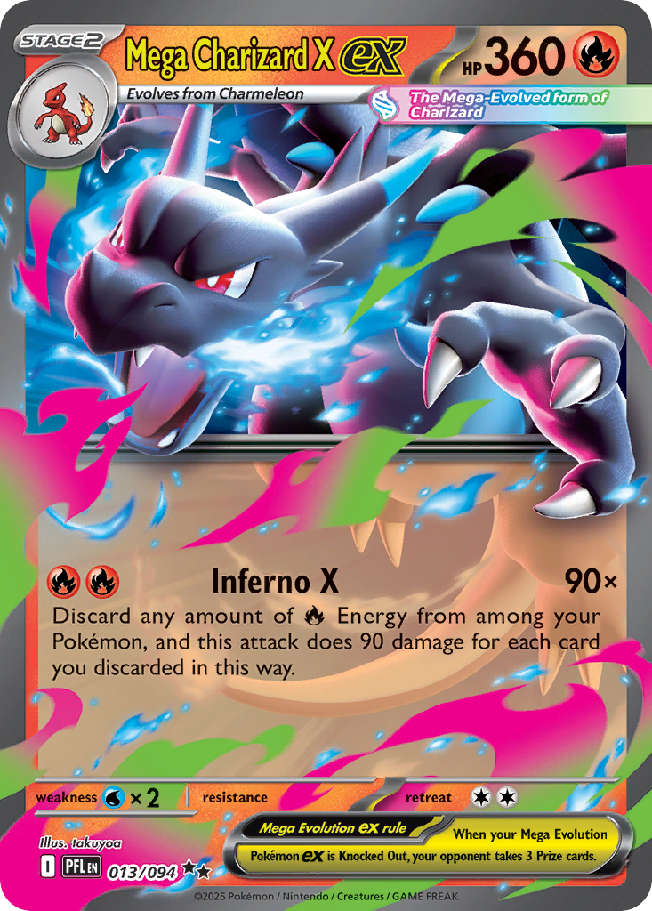 Mega Charizard X ex - Phantasmal Flames (Double Rare) [PFL-13]