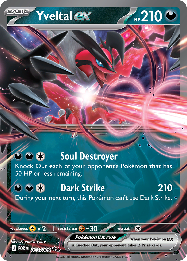 Yveltal ex - Perfect Order (Double Rare) [POR-53]