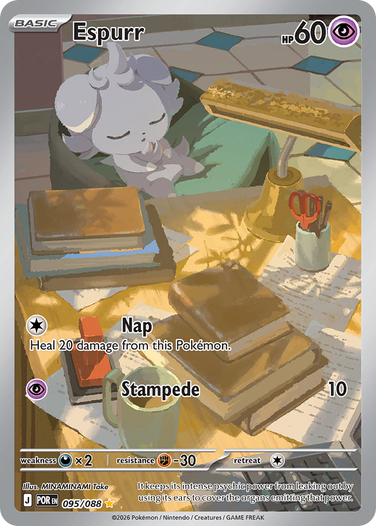 Espurr - Perfect Order (Illustration Rare) [POR-95]