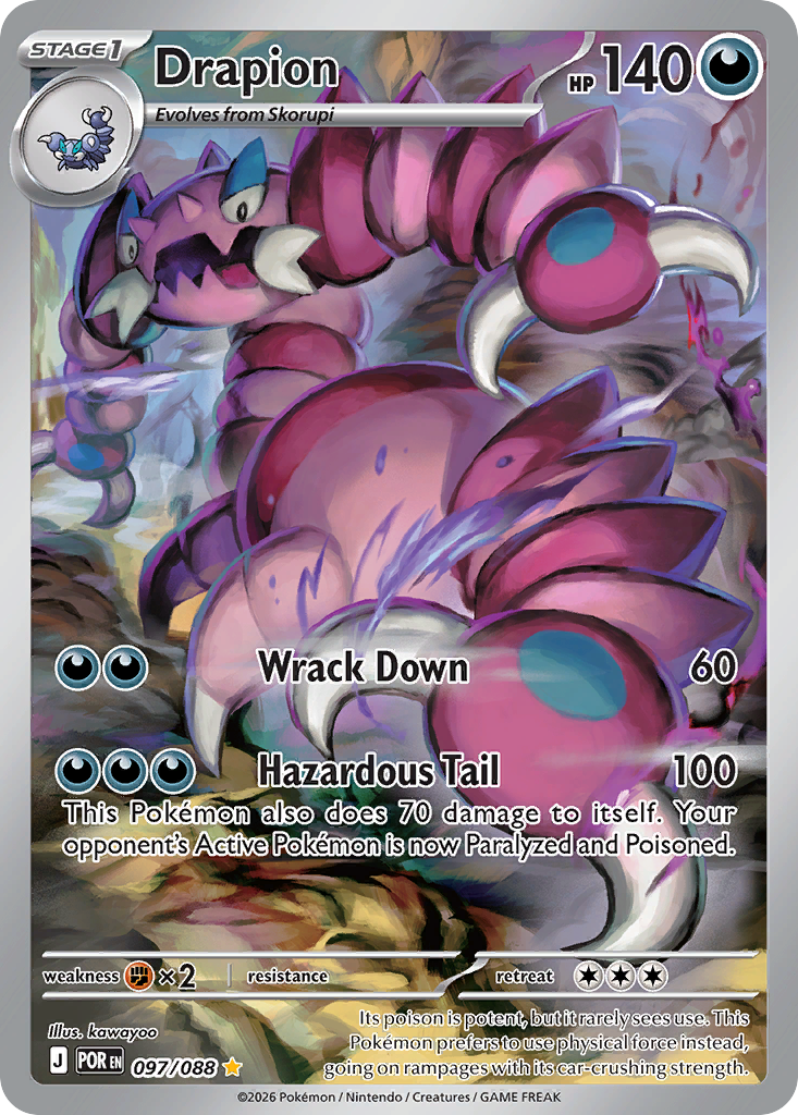Drapion - Perfect Order (Illustration Rare) [POR-97]