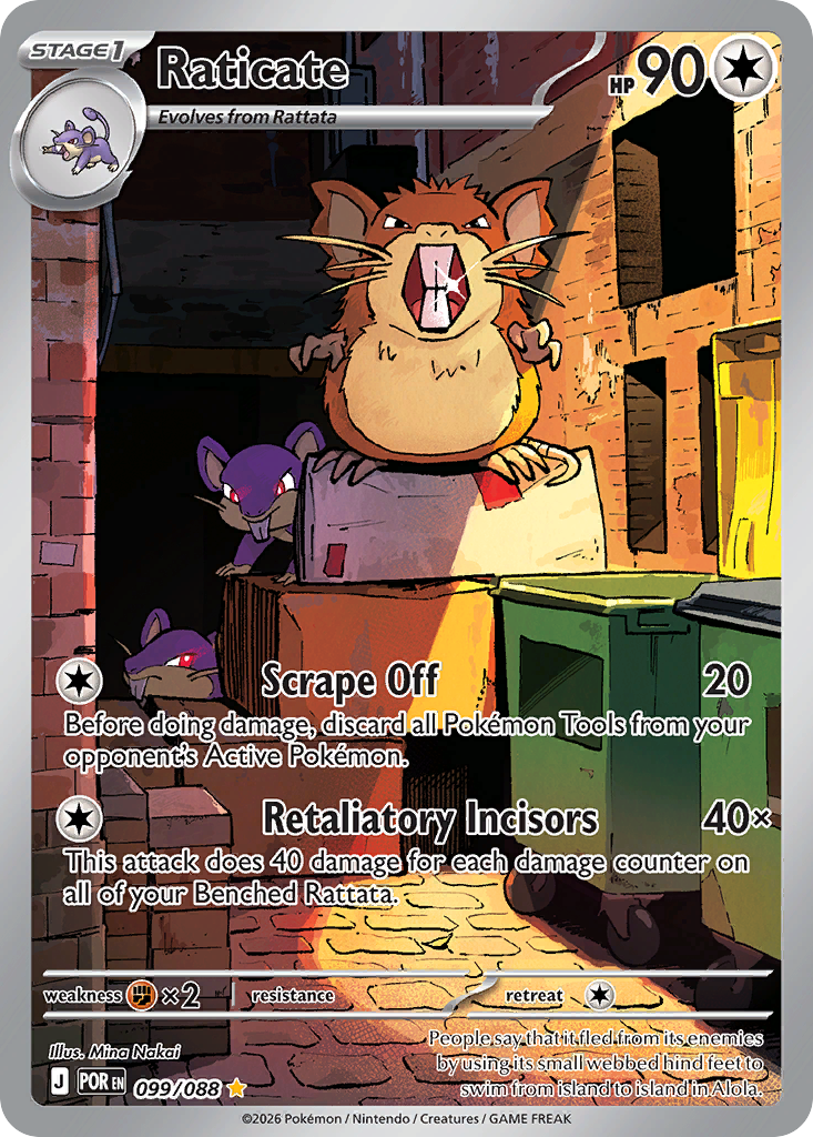 Raticate - Perfect Order (Illustration Rare) [POR-99]