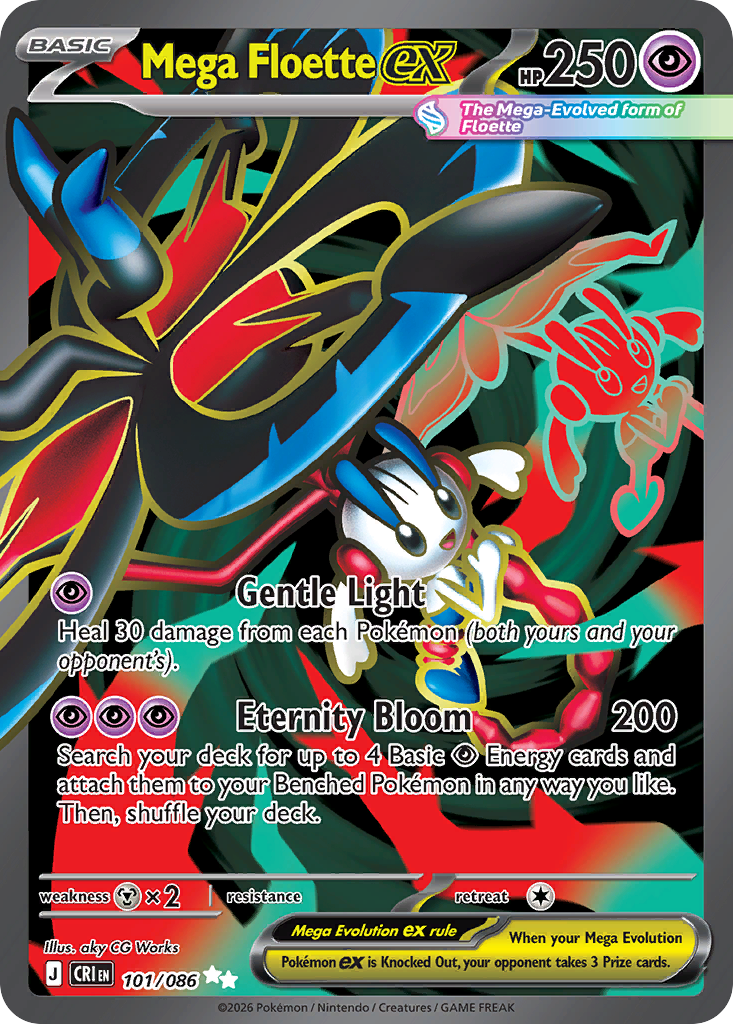 Mega Floette ex - Chaos Rising (Ultra Rare) [CRI-101]