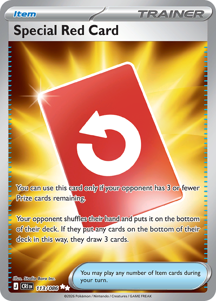 Special Red Card - Chaos Rising (Ultra Rare) #113/86