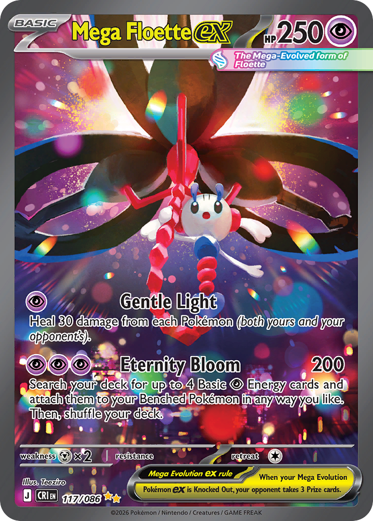 Mega Floette ex - Chaos Rising (Special Illustration Rare) #117/86