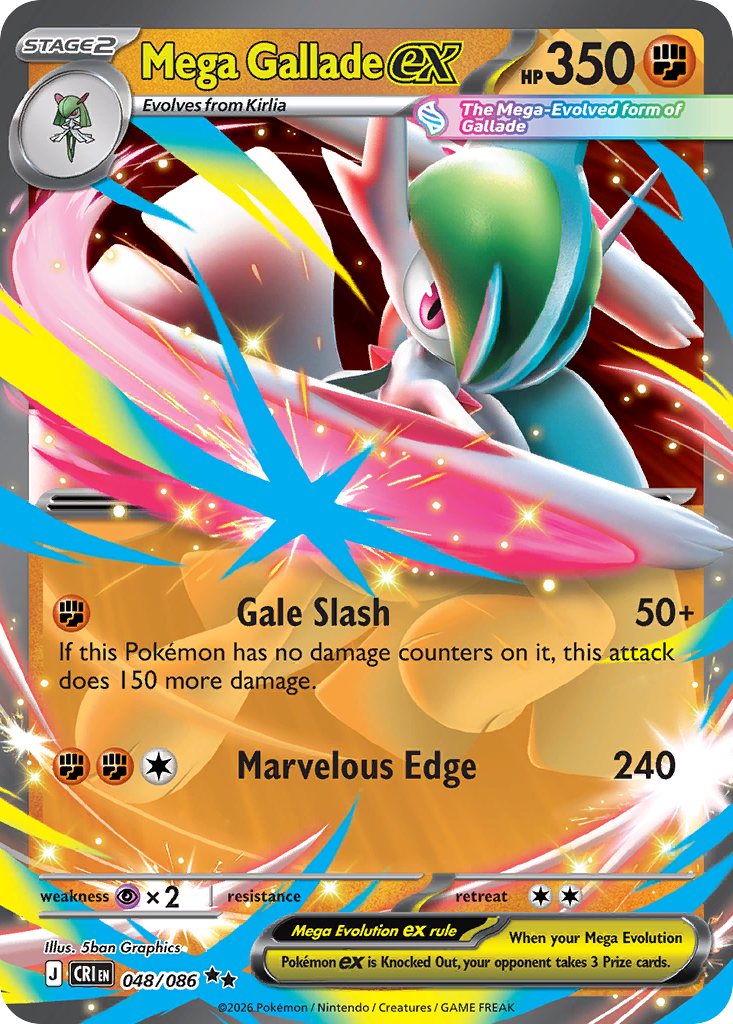 Mega Gallade ex - Chaos Rising (Double Rare) [CRI-48]