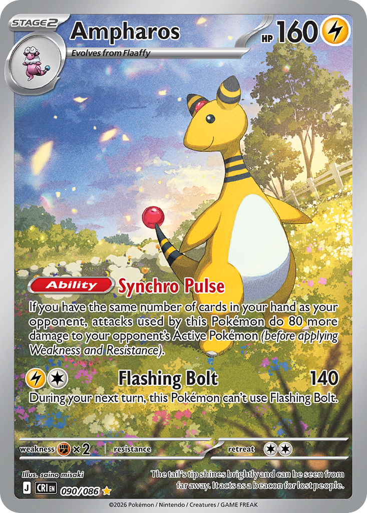 Ampharos - Chaos Rising (Illustration Rare) [CRI-90]