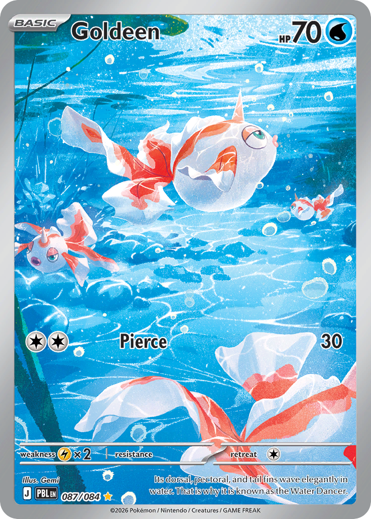 Goldeen - Pitch Black (Illustration Rare) #87/84