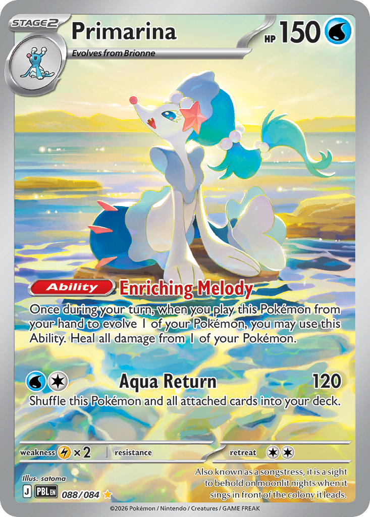 Primarina - Pitch Black (Illustration Rare) [PBL-88]