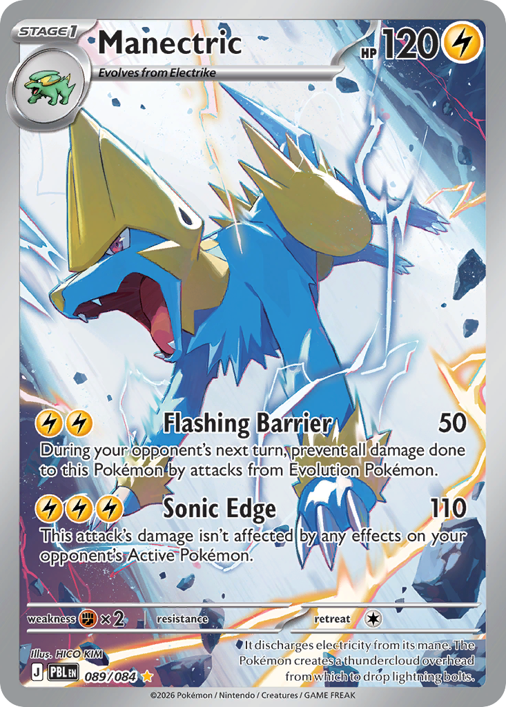 Manectric - Pitch Black (Illustration Rare) [PBL-89]