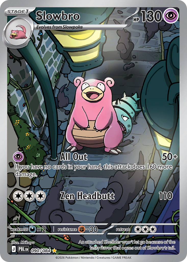 Slowbro - Pitch Black (Illustration Rare) #90/84