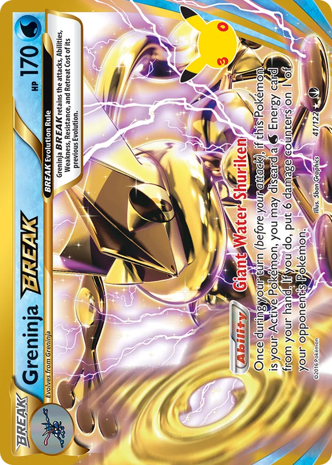Greninja BREAK - 30th Celebration: Classic Collection (Rare BREAK) [30C-41]