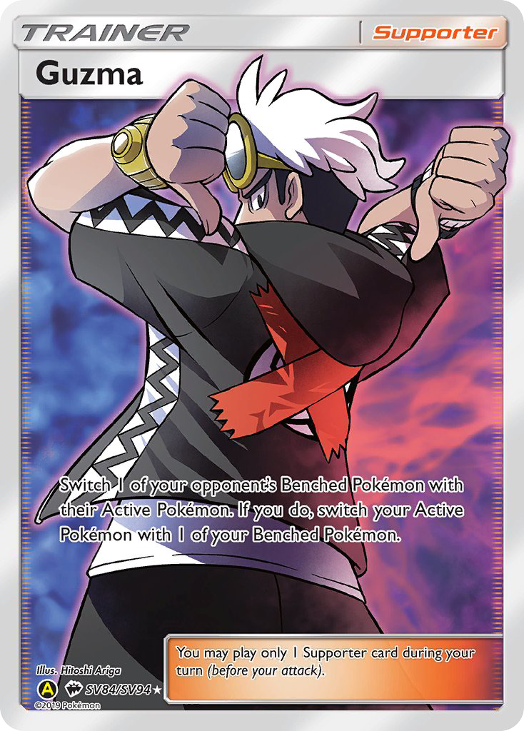 Guzma - Hidden Fates Shiny Vault (Ultra Rare) #SV84/94