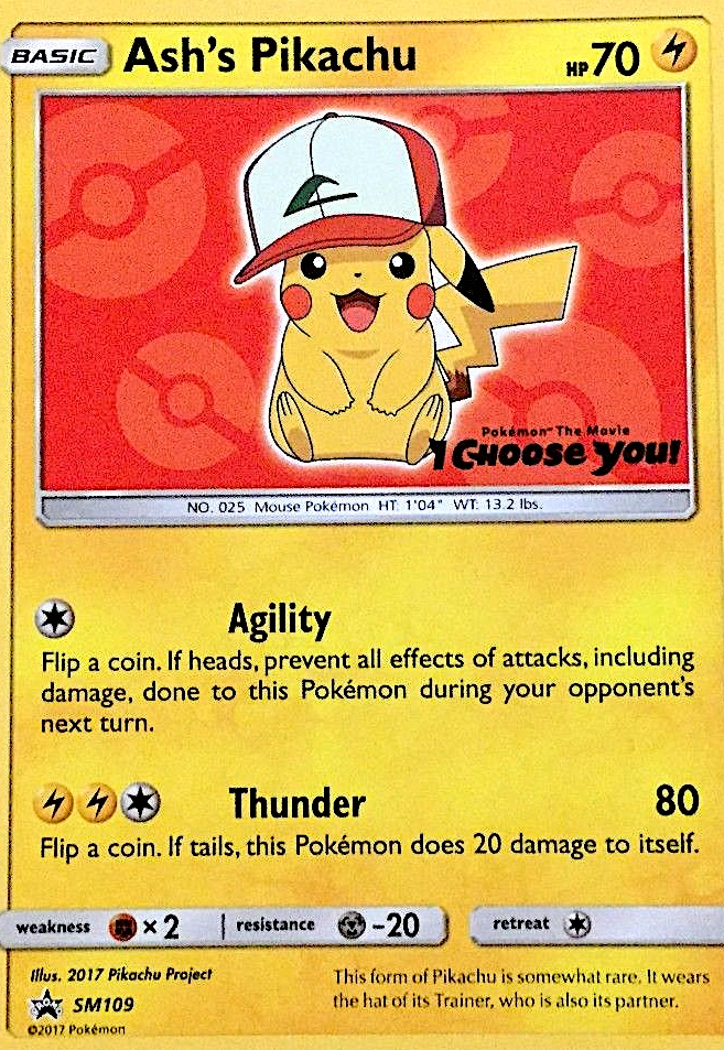 Ash's Pikachu - SM Black Star Promos (Promo) #SM109/248