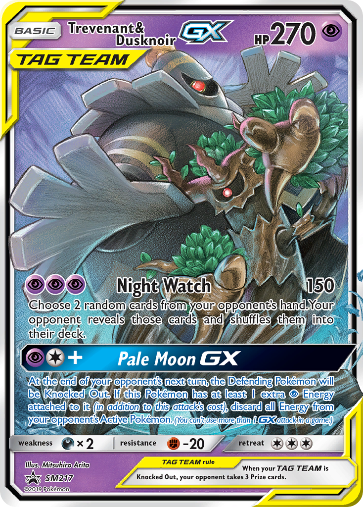 Trevenant & Dusknoir-GX - SM Black Star Promos (Promo) [PR-SM-SM217]