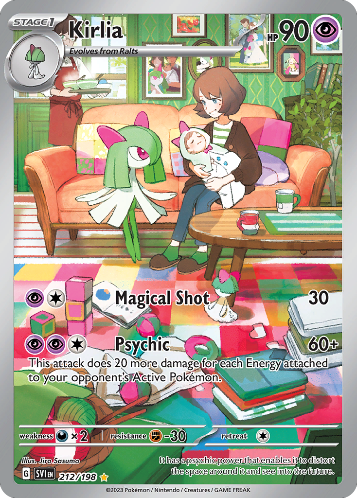 Kirlia - Scarlet & Violet (Illustration Rare) #212/198