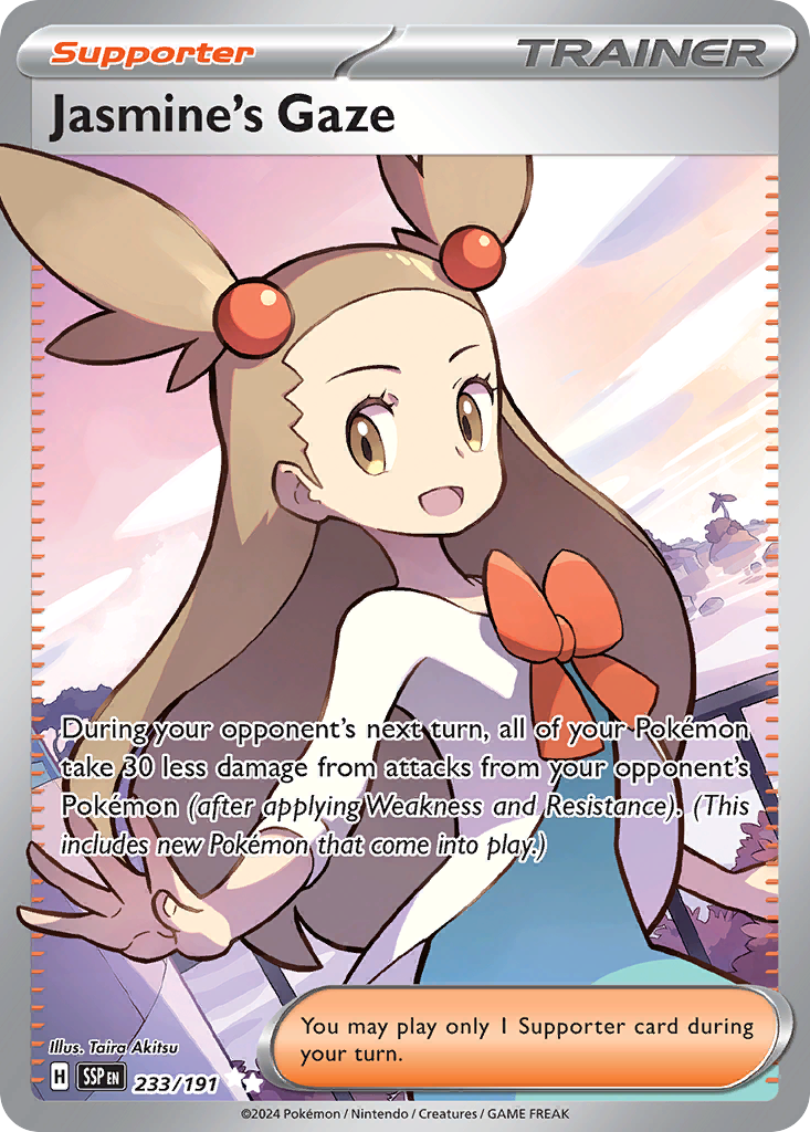 Jasmine's Gaze - Surging Sparks (Ultra Rare) #233/191