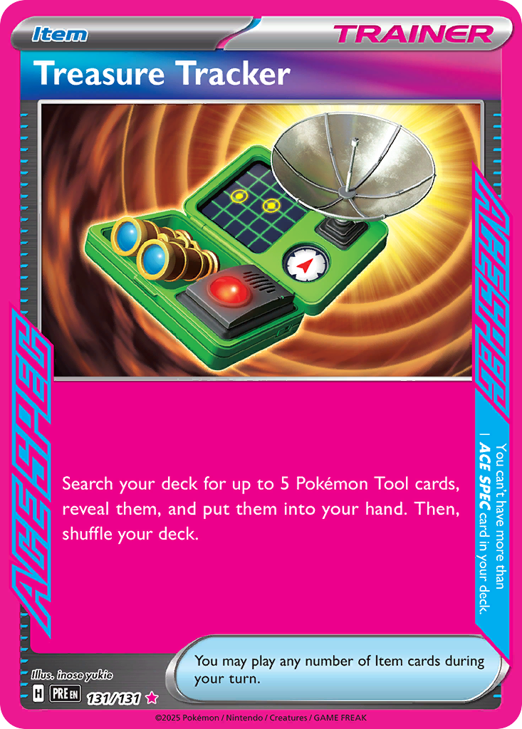 Treasure Tracker - Prismatic Evolutions (ACE SPEC Rare) [PRE-131]