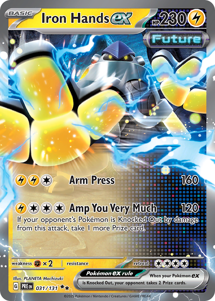 Iron Hands ex - Prismatic Evolutions (Double Rare) [PRE-31]