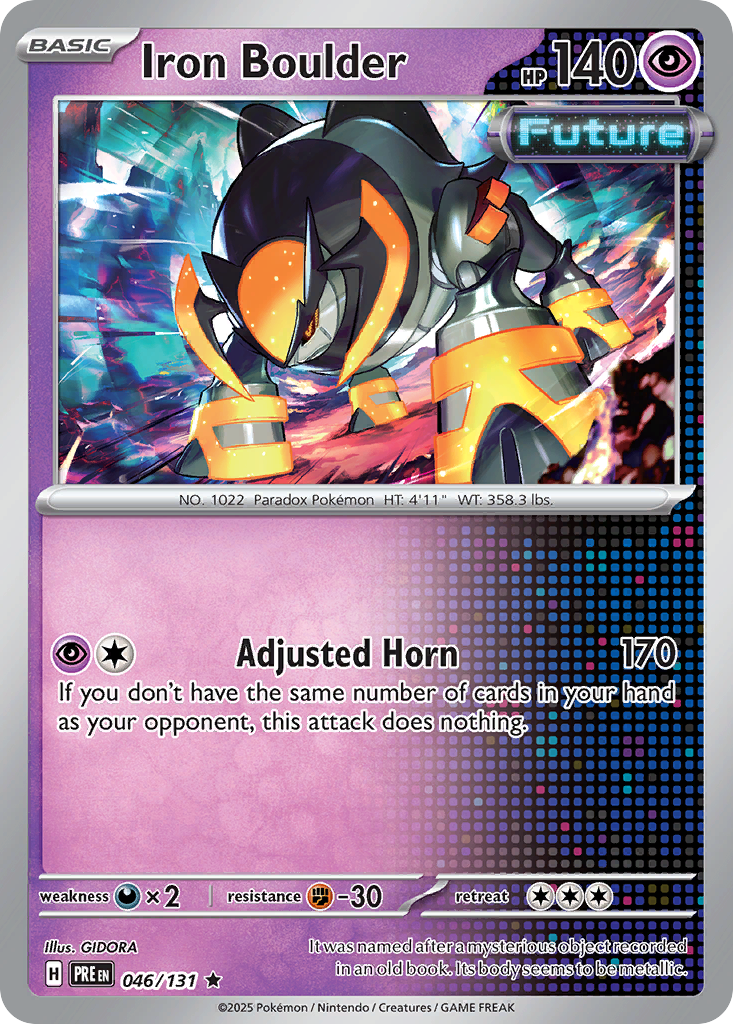 Iron Boulder - Prismatic Evolutions (Rare) [PRE-46]