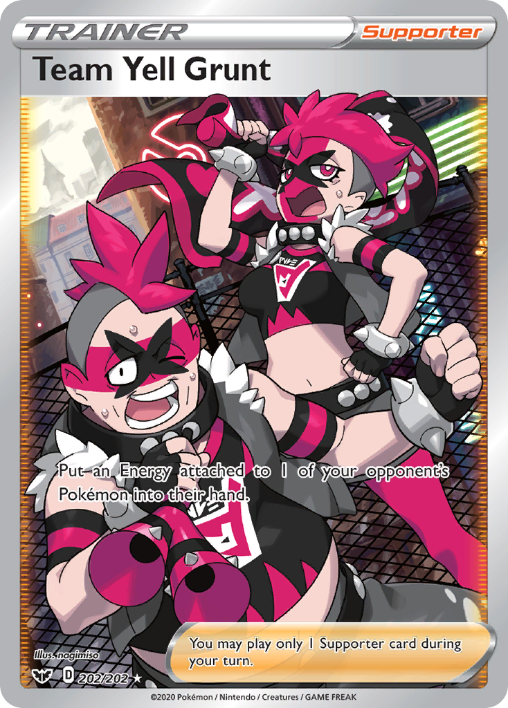 Team Yell Grunt - Sword & Shield (Ultra Rare) [SSH-202]