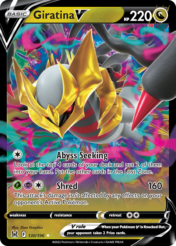 Giratina V - Lost Origin (Rare Holo V) [LOR-130]