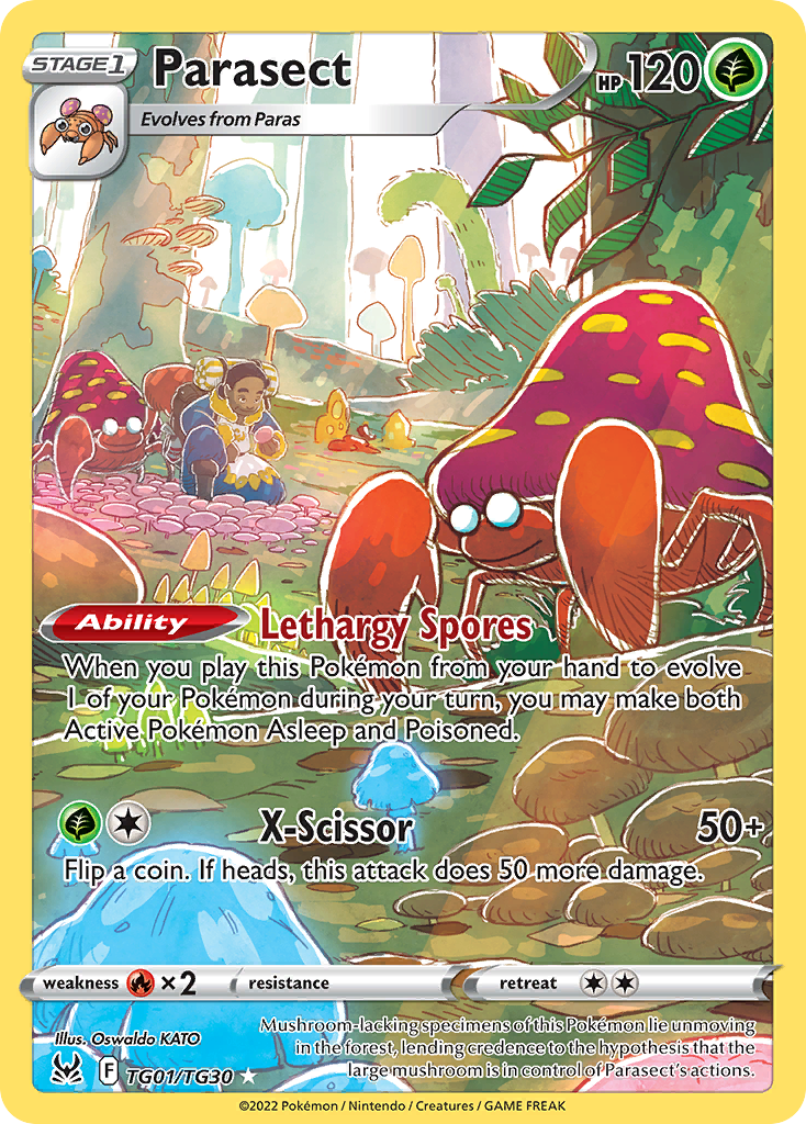 Parasect - Lost Origin Trainer Gallery (Trainer Gallery Rare Holo) #TG01/30