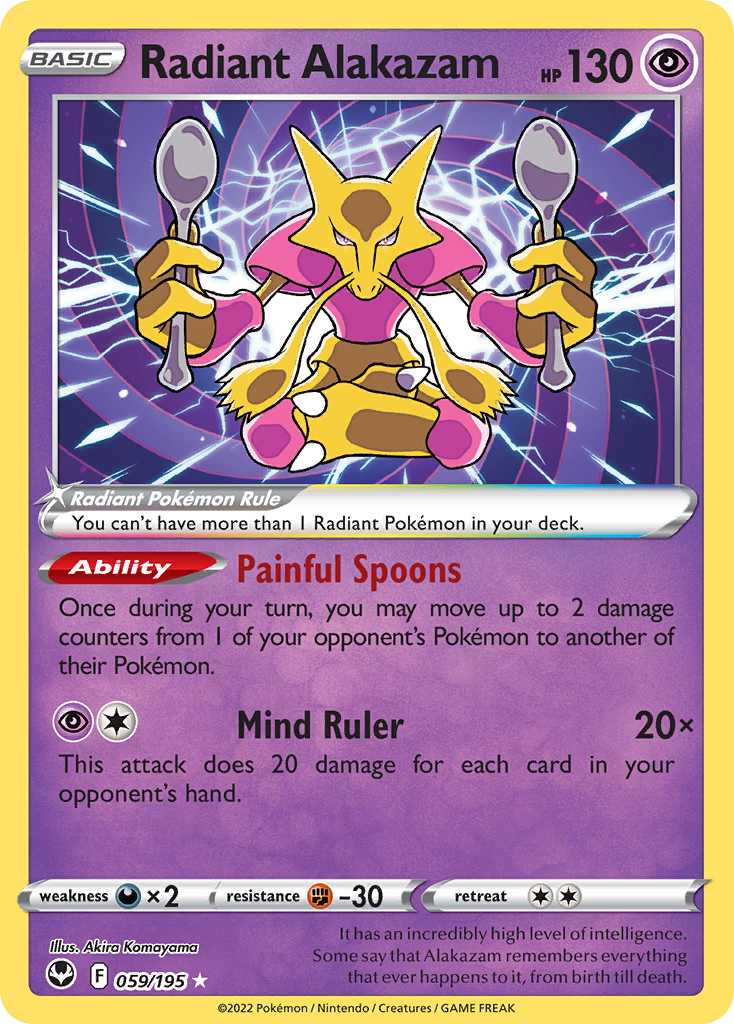 Radiant Alakazam - Silver Tempest (Radiant Rare) [SIT-59]