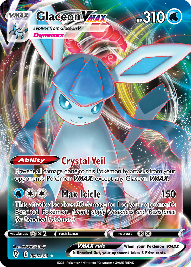 Glaceon VMAX - Evolving Skies (Rare Holo VMAX) [EVS-41]
