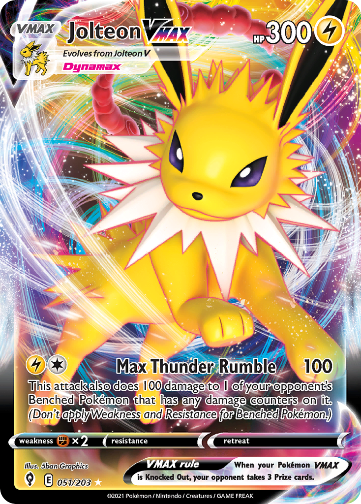 Jolteon VMAX - Evolving Skies (Rare Holo VMAX) [EVS-51]