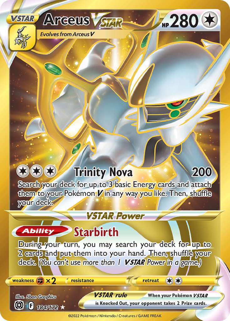 Arceus VSTAR - Brilliant Stars (Secret Rare) [BRS-184]