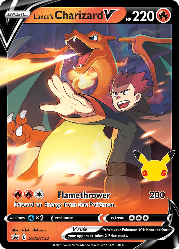 Lance's Charizard V - SWSH Black Star Promos (Promo) [PR-SW-SWSH133]