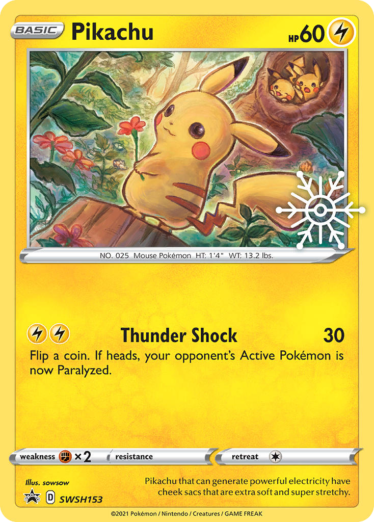 Pikachu - SWSH Black Star Promos (Promo) [PR-SW-SWSH153]