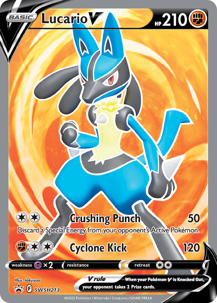 Lucario V - SWSH Black Star Promos (Promo) [PR-SW-SWSH213]