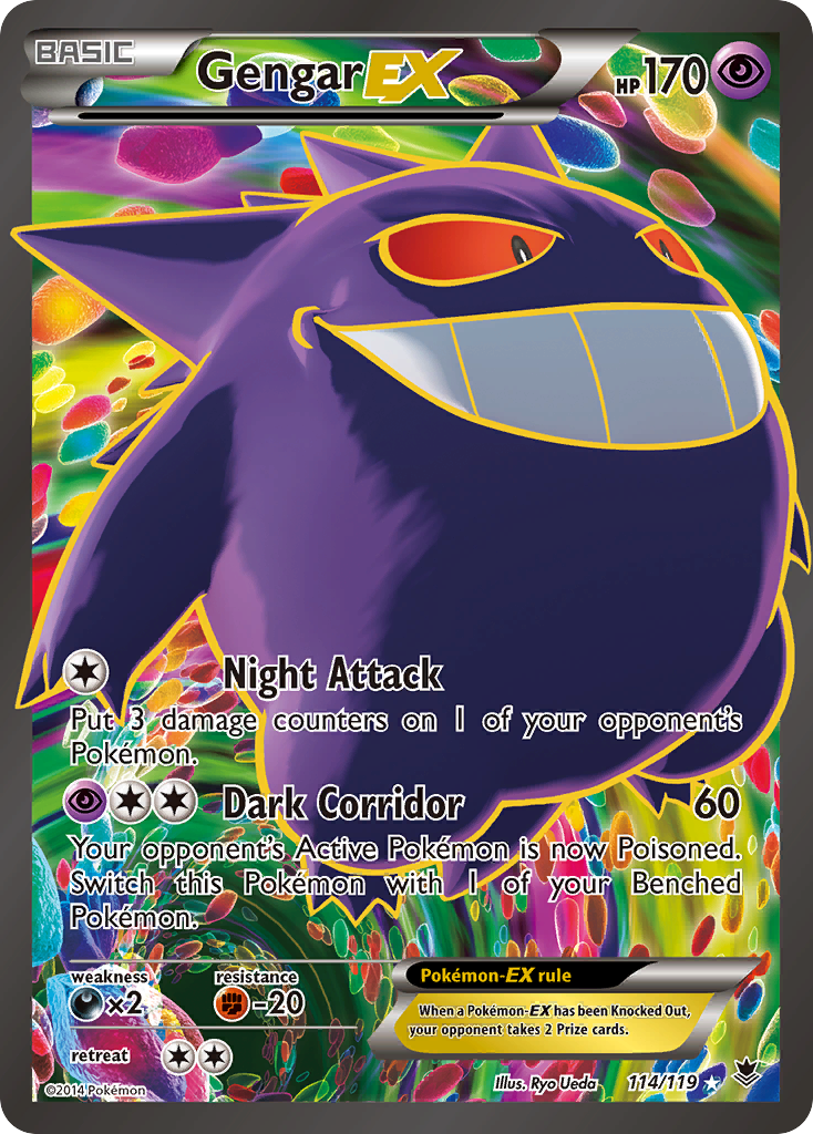 Gengar-EX - Phantom Forces (Ultra Rare) [PHF-114]