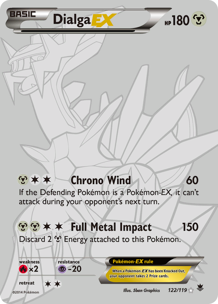 Dialga-EX - Phantom Forces (Secret Rare) [PHF-122]